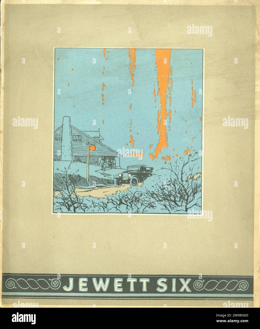 The Jewett Six an automobile built in Detroit, Michigan, USA by the