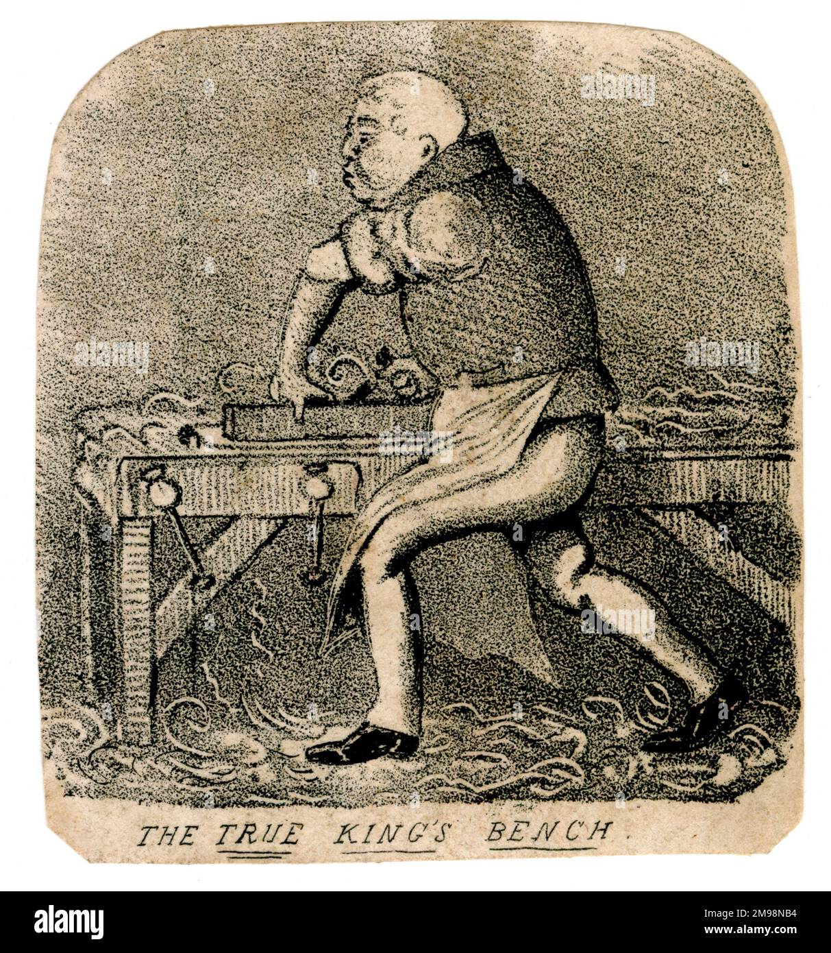 Cartoon The True King's Bench a carpenter Stock Photo Alamy