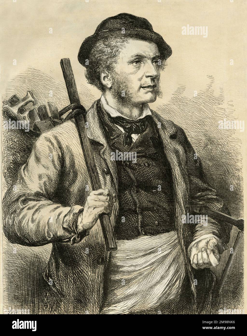 The Victorian Carpenter and His Tools Stock Photo - Alamy