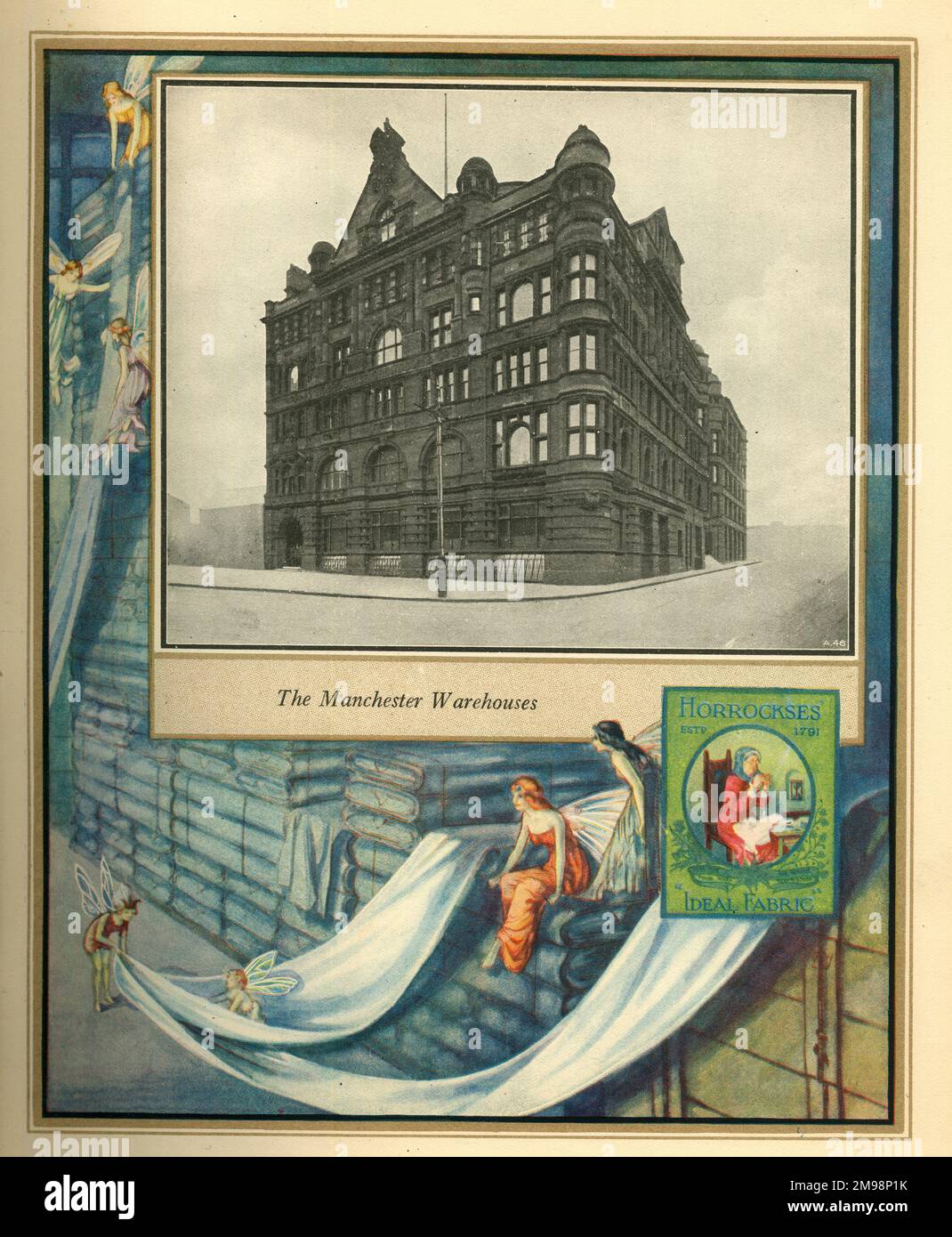 Amalgamated Cotton Mills Trust Ltd, 1920 -- the Manchester Warehouses. Stock Photo