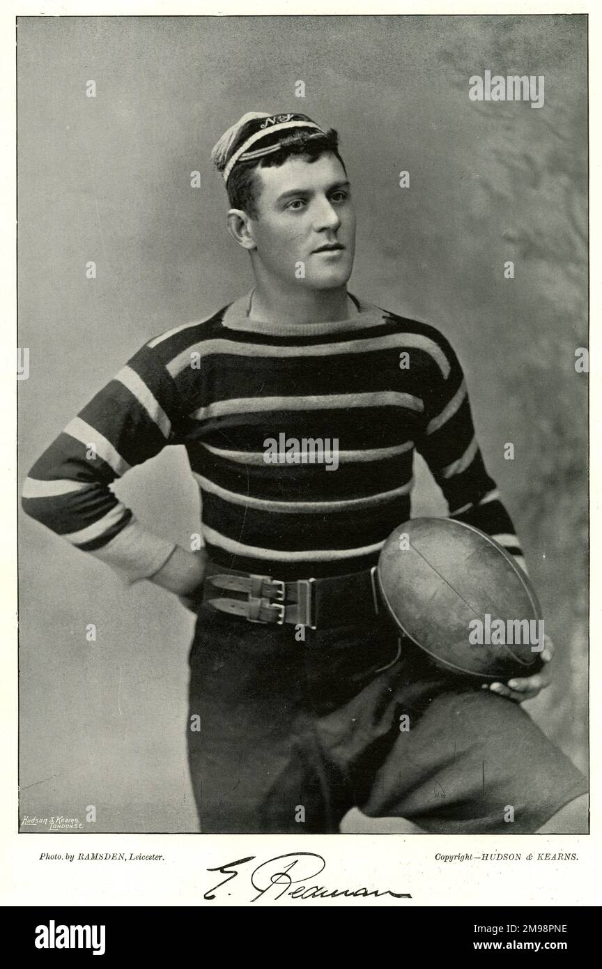 Redman Rugby E Redman, rugby player Stock Photo - Alamy