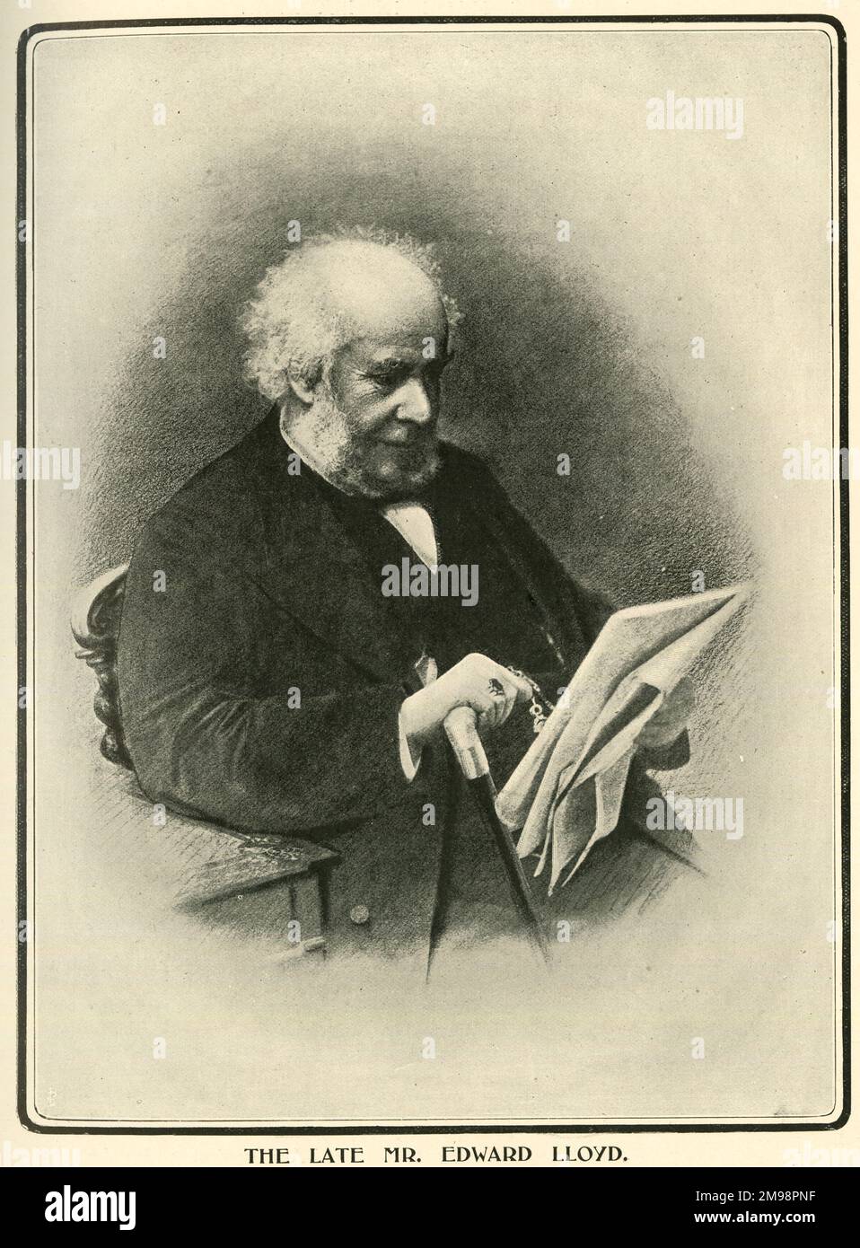 Edward Lloyd, newspaper publisher and paper mill owner Stock Photo Alamy