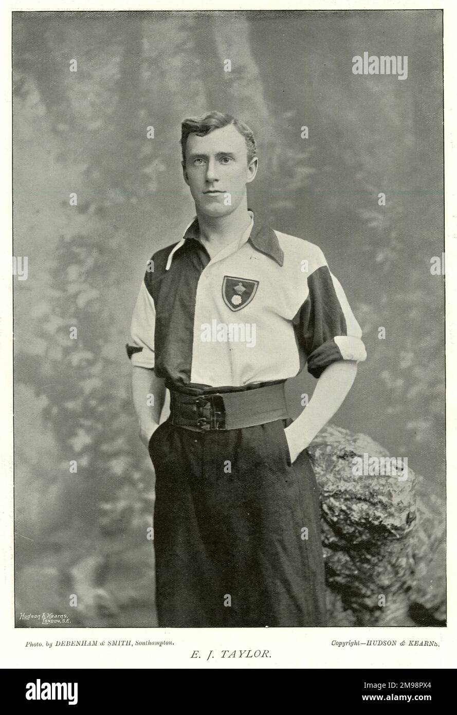 E J  Taylor, Southampton FC footballer. Stock Photo