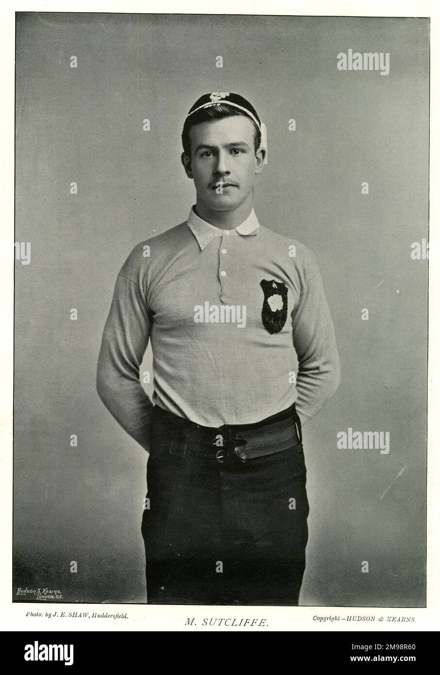 M Sutcliffe, Rugby player. Stock Photo