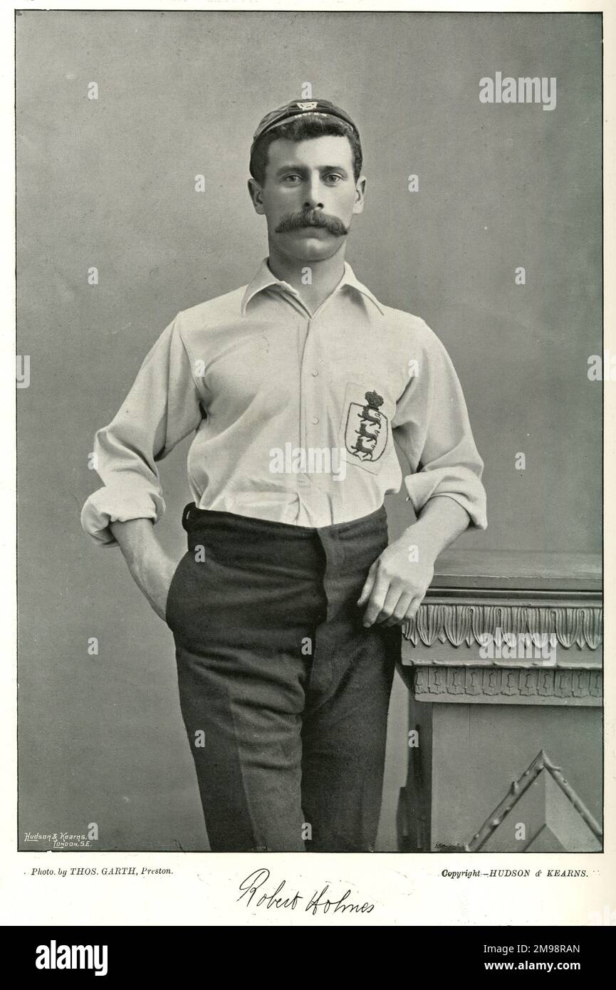Robert Holmes, Preston North End and England League football player