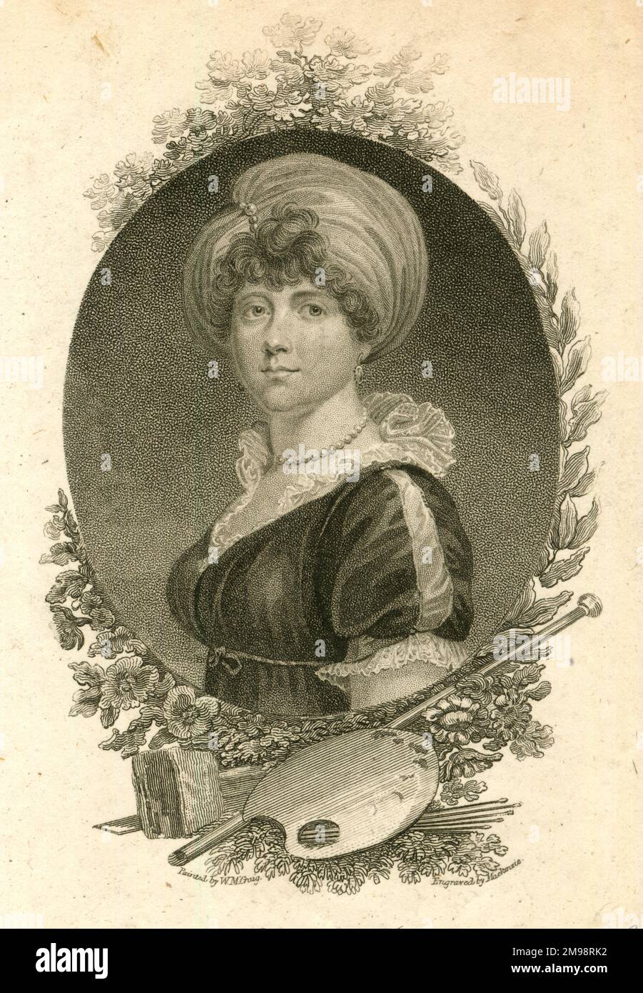 Princess Elizabeth of the United Kingdom (1770-1840), seventh child and third daughter of King George III. Stock Photo