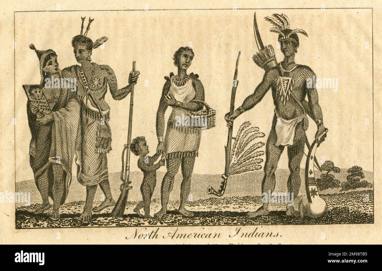 North American Native Indians. Stock Photo