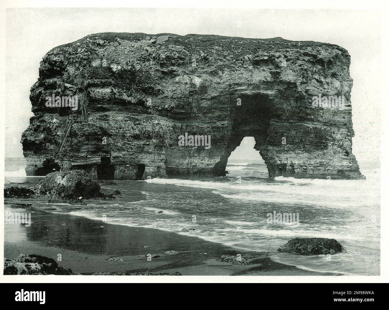 Marsden Rock, South Shields, Tyne and Wear. Stock Photo