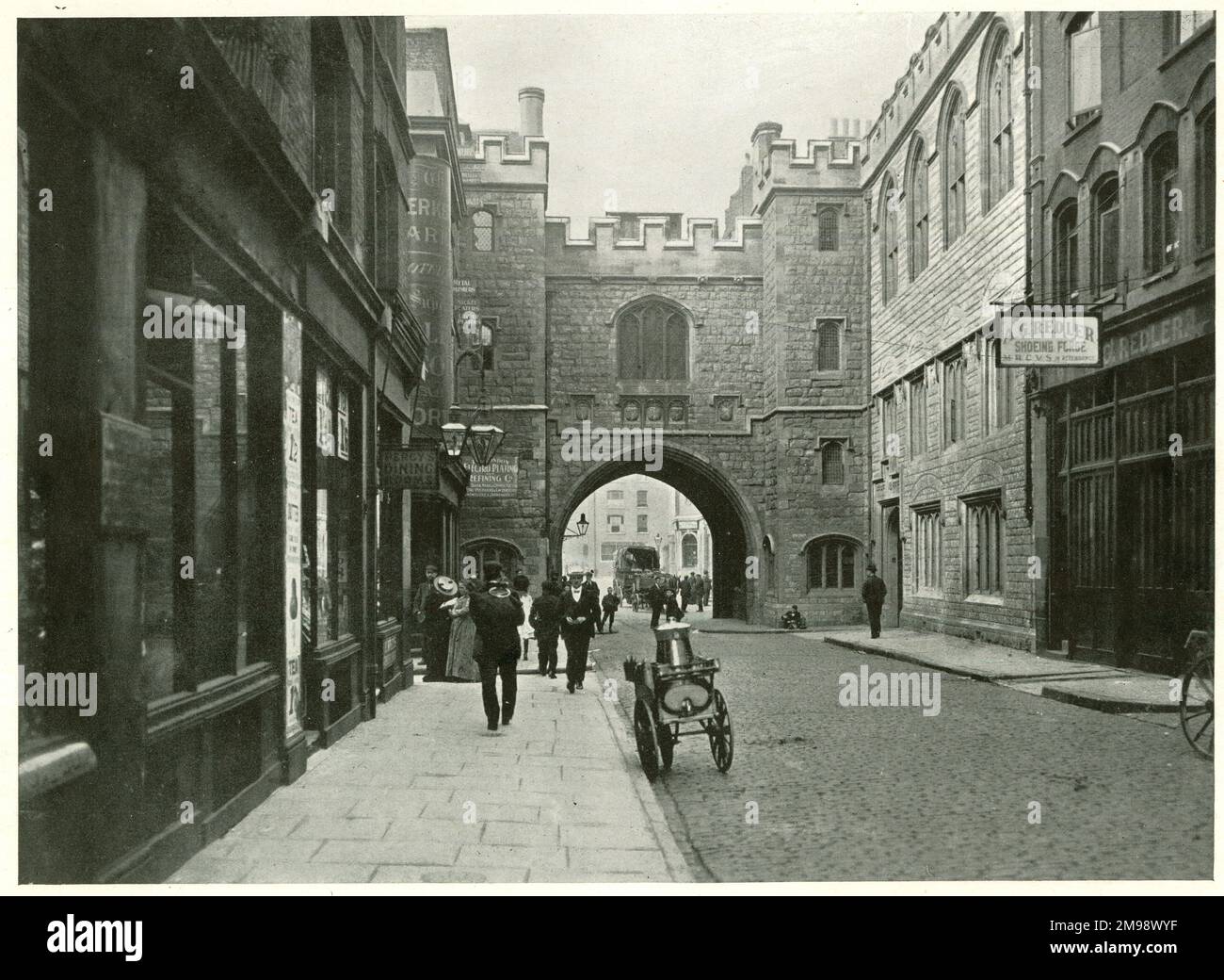 St. John's Gate, Clerkenwell, London. Stock Photo