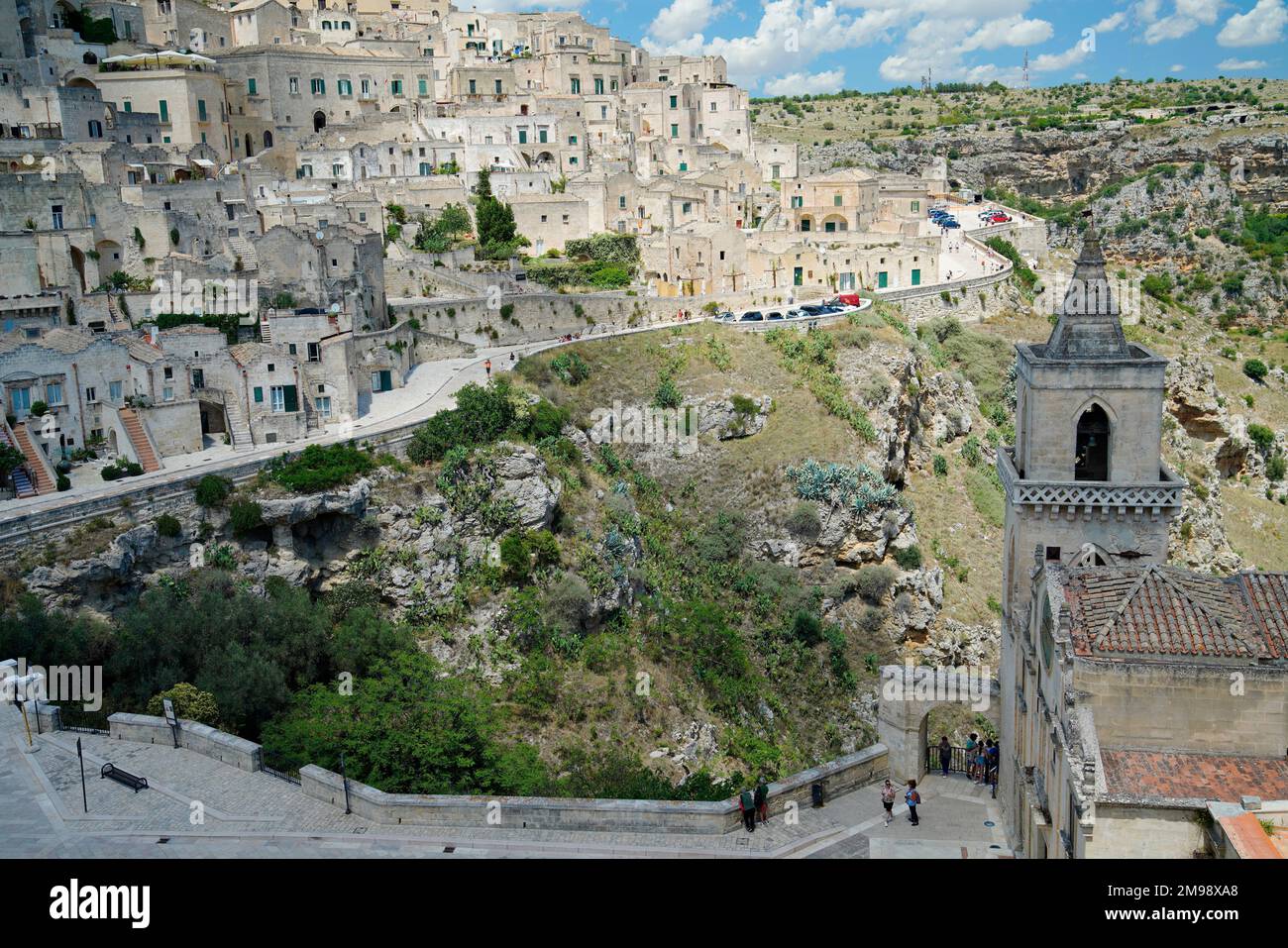 City view ,Matera,Province of Matera,Basilicata,Italy Stock Photo