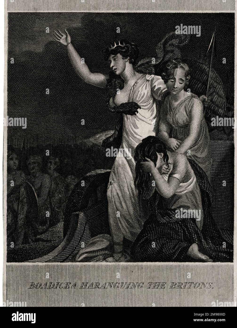 Boadicea haranguing the britons hi-res stock photography and images - Alamy