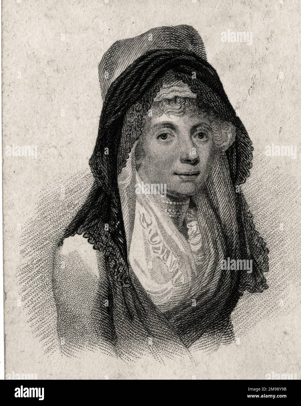 Queen Charlotte (Charlotte of Mecklenburg-Strelitz, 1744-1818), Consort of King George III. Stock Photo
