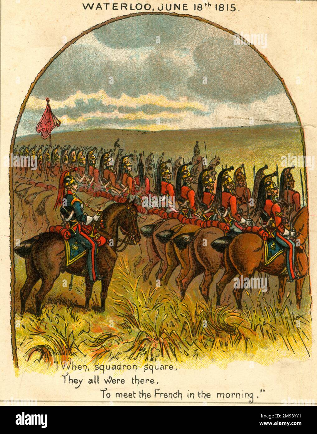 Battle of Waterloo, 1815 Stock Photo - Alamy