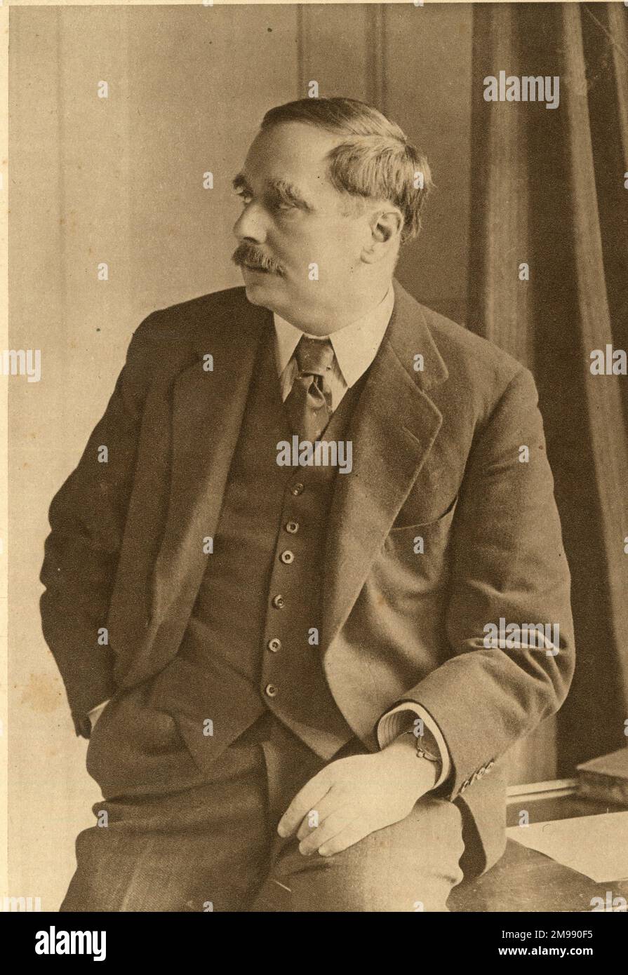 H G Wells, English author. Stock Photo