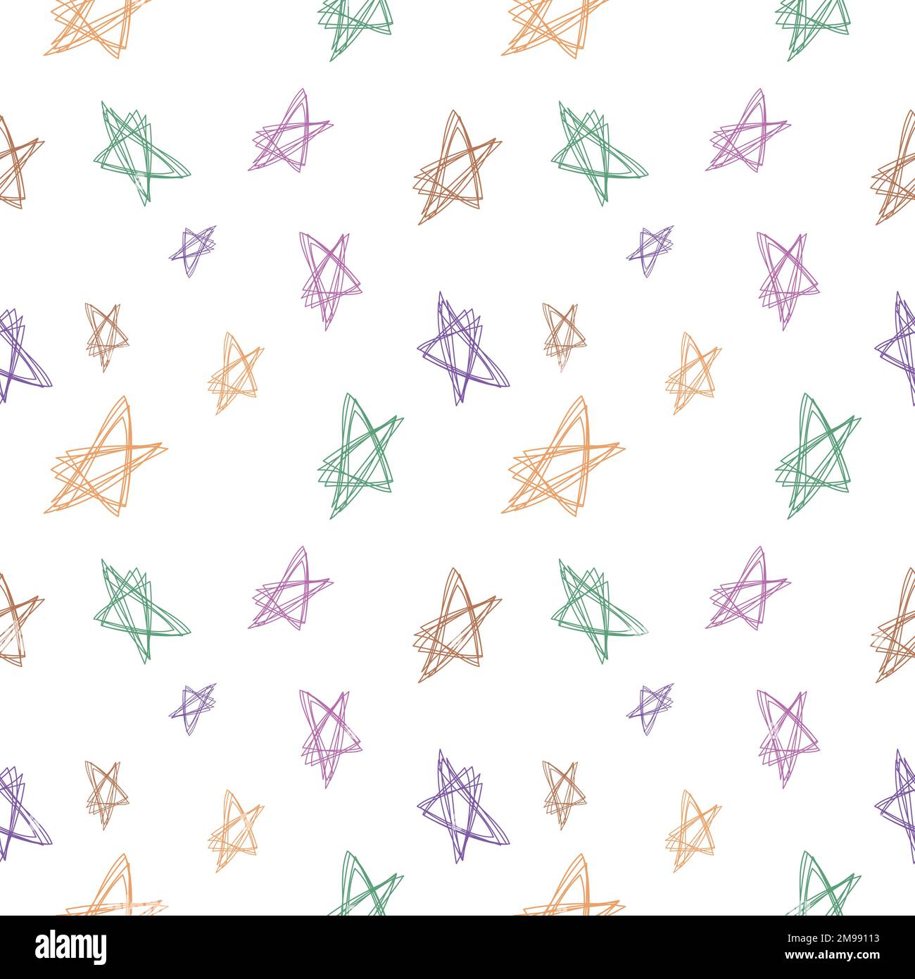 Star Shape Abstract Seamless pattern design star shape abstract doodle background ...