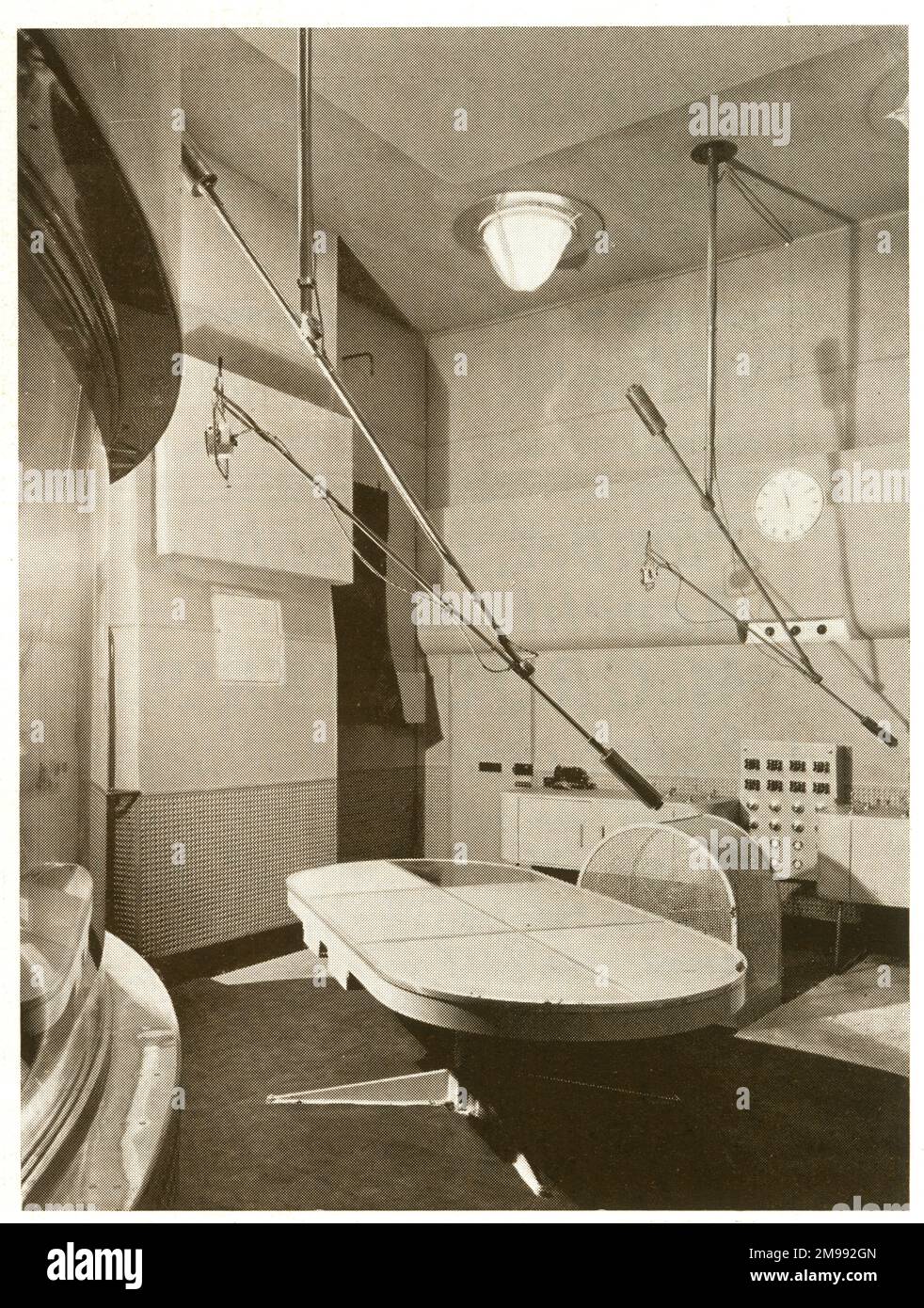 BBC Broadcasting House, May 1935, Studio 6D for Sound Effects. Stock Photo