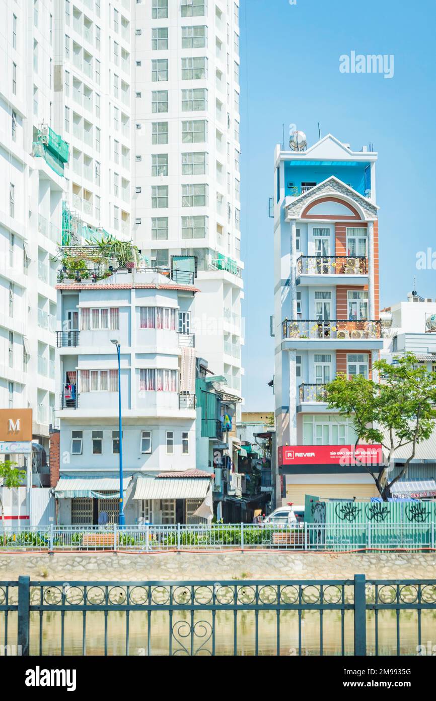 Traditional Vietnamese houses in Ho Chi Minh Vietnam Stock Photo Alamy
