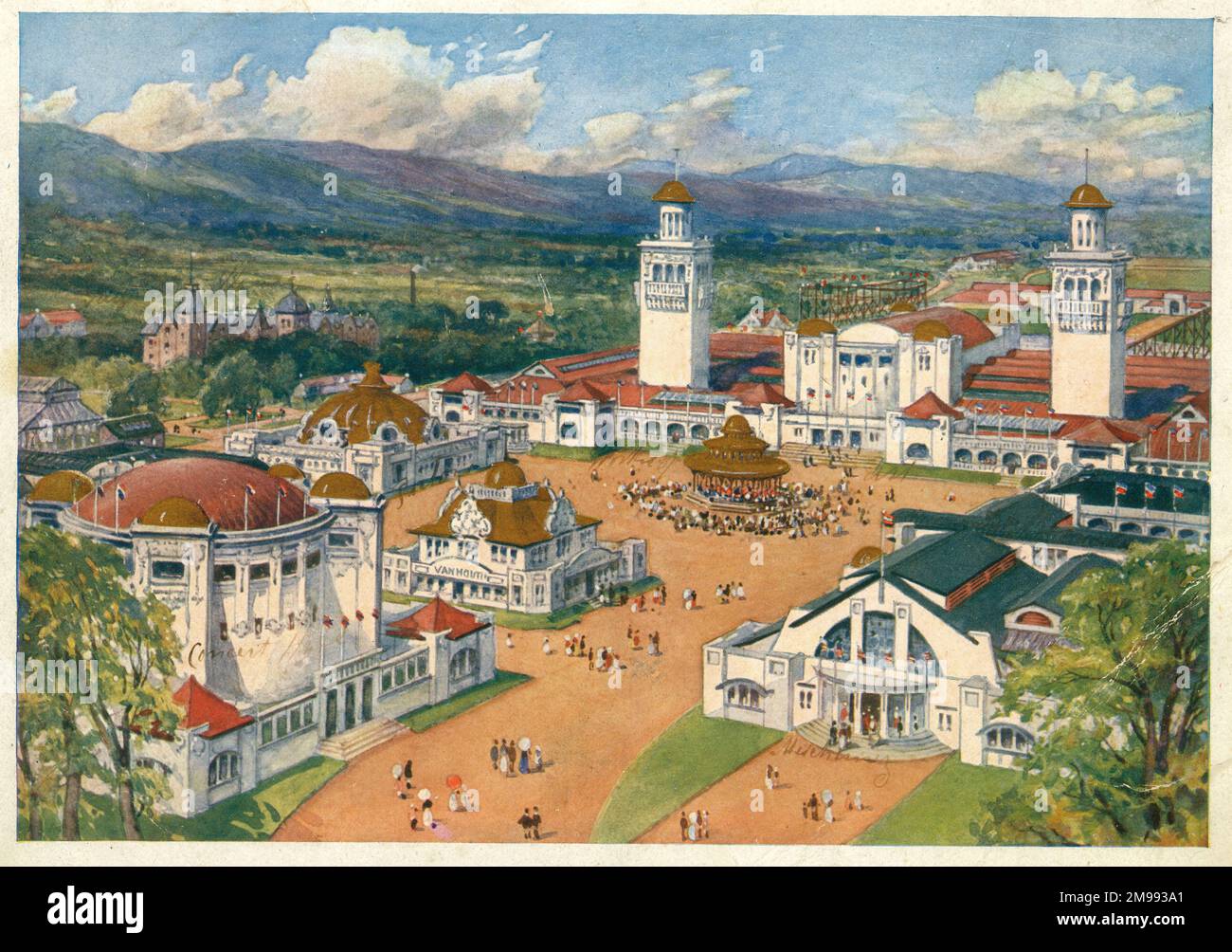 Scottish National Exhibition, Edinburgh, 1908 Stock Photo Alamy