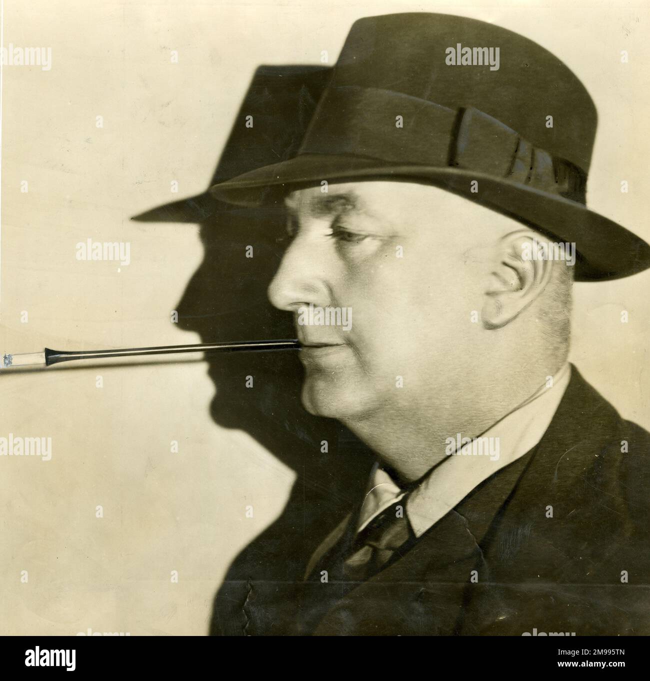 Edgar Wallace (1875-1932), author, crime writer and journalist. Stock Photo