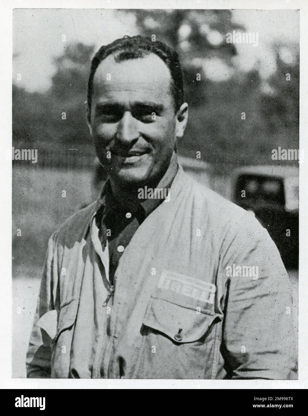 Luigi Fagioli, motor racing driver. Stock Photo