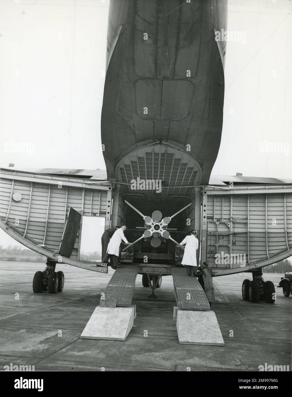 Bristol Bloodhound Surface-to-air Guided Missile Loaded Into Blackburn ...