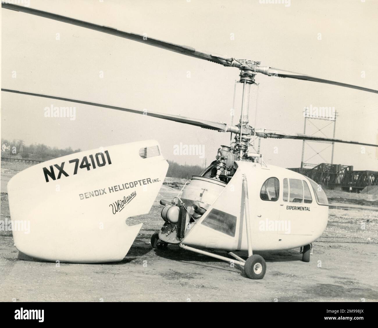 Bendix Model J Whirlaway, NX74101 Stock Photo - Alamy