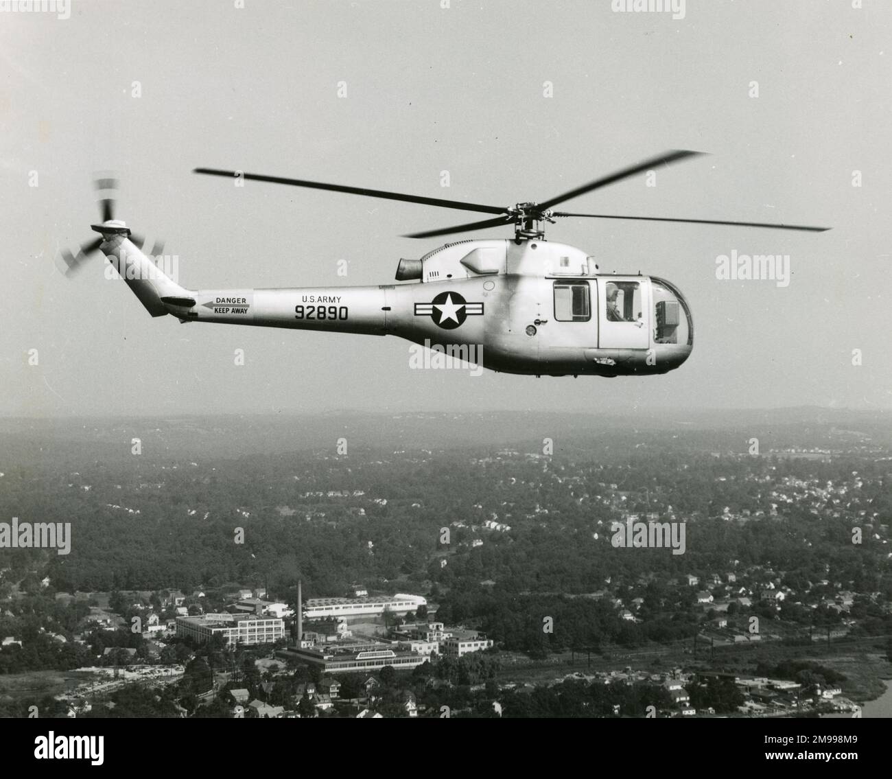 Sikorsky S-59 or XH-39, 49-2890. Stock Photo
