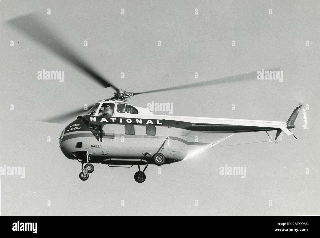 Sikorsky S-55, N423A, of National Airlines Stock Photo - Alamy