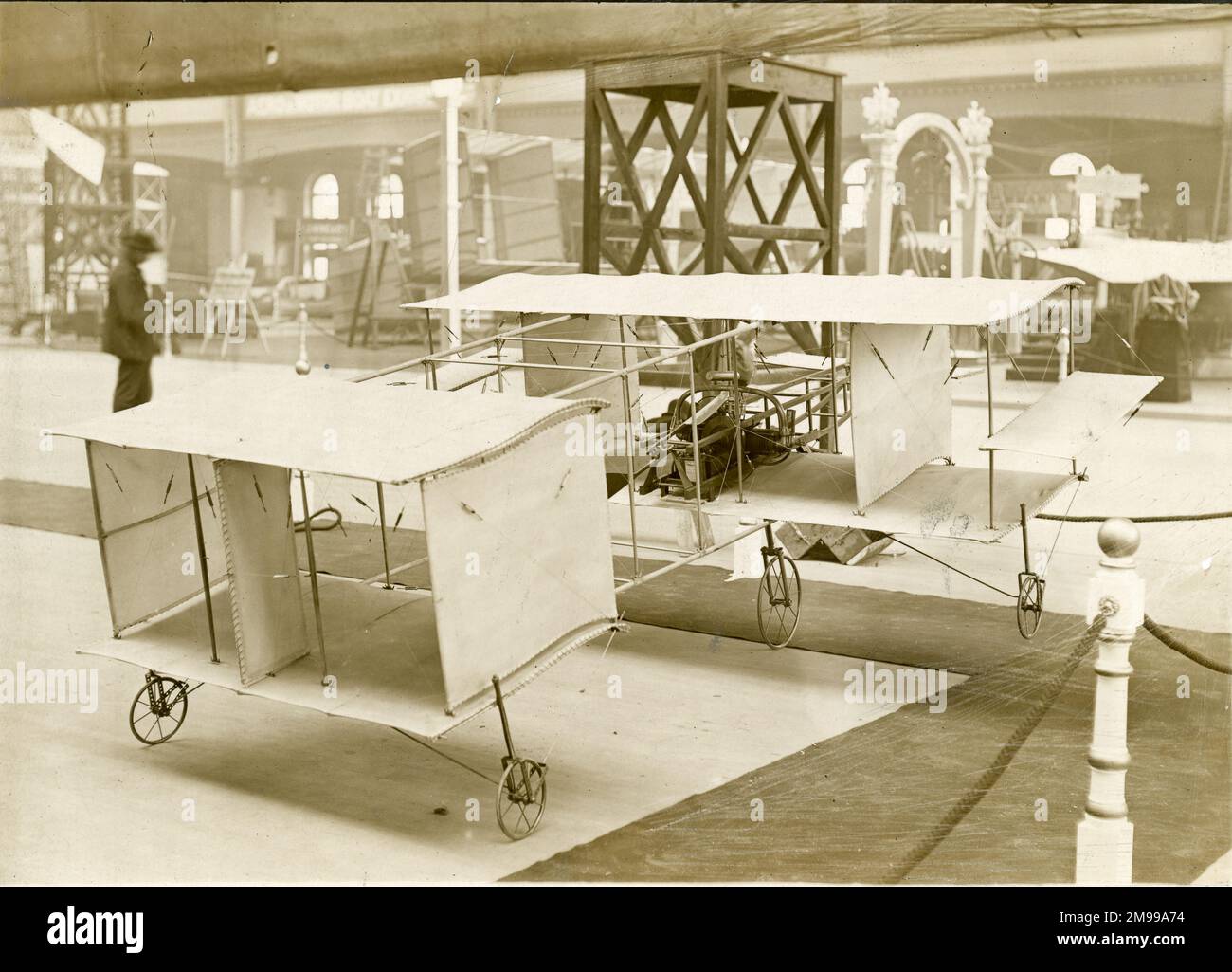J. D. Tinline model at the Olympia Aero and Motor Boat Exhibition, 11-19 March 1910. Stock Photo