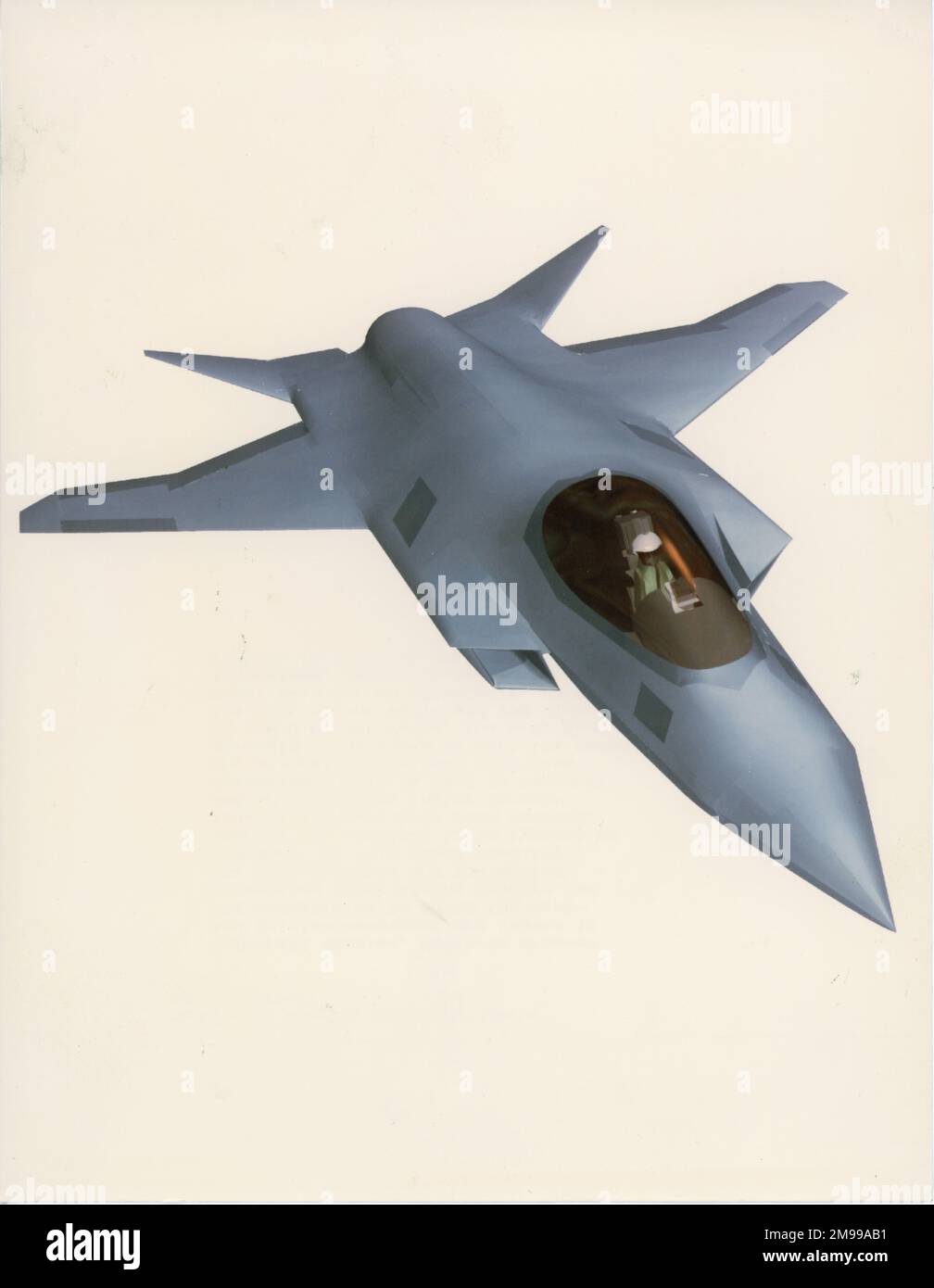 An artist?s impression of the McDonnell Douglas, Northrop Grumman and British Aerospace entry in the Joint Strike Fighter (JSF) competition c1996. Stock Photo