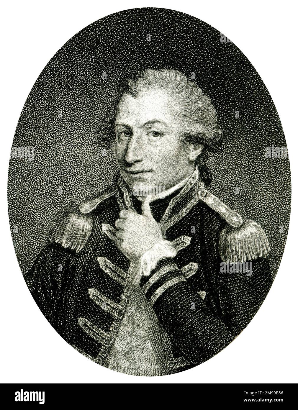Admiral John Jervis, 1st Earl of St Vincent (1735-1823), British Royal Navy officer and Member of Parliament. Stock Photo