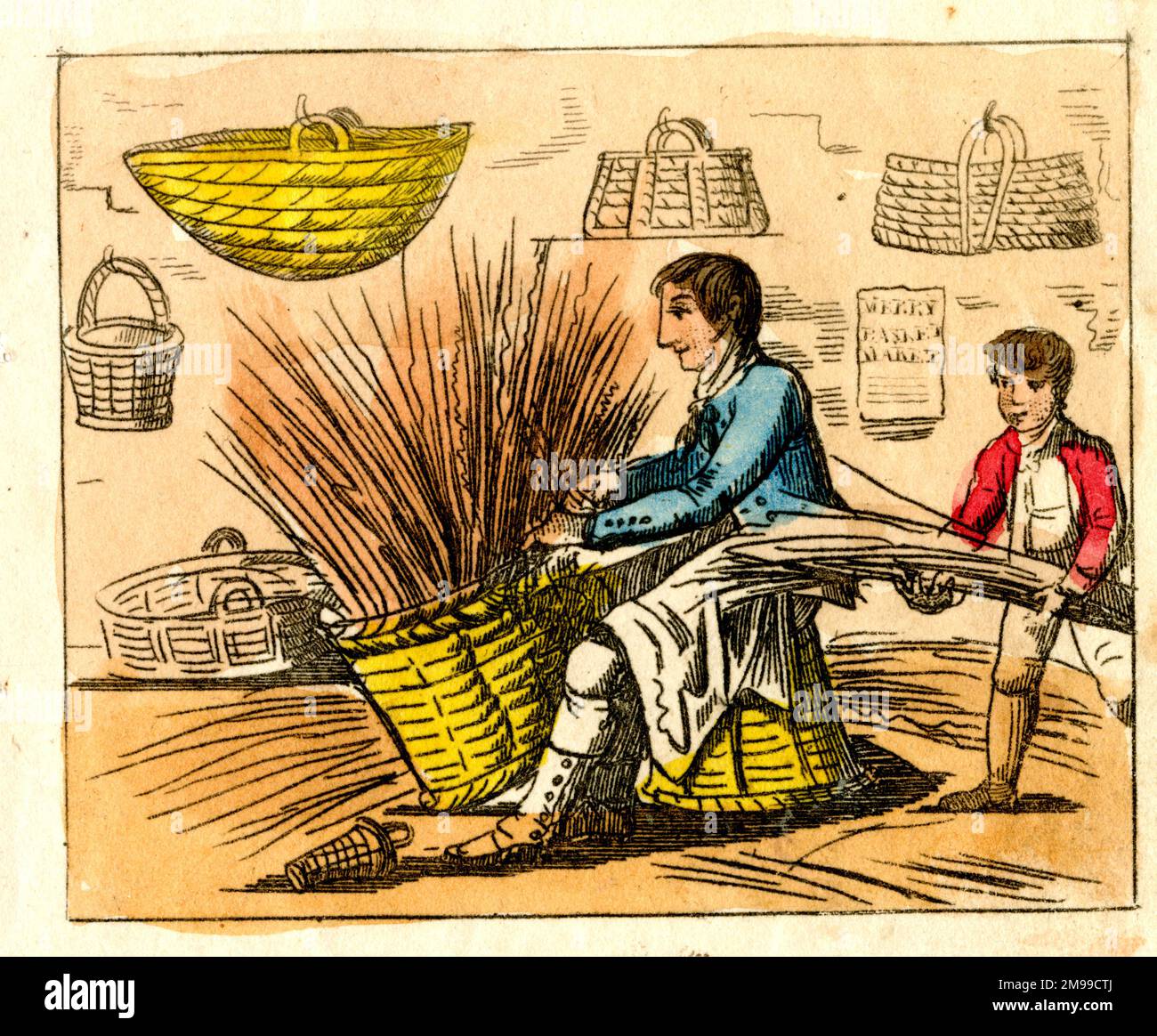 Weaving basket men hires stock photography and images Alamy