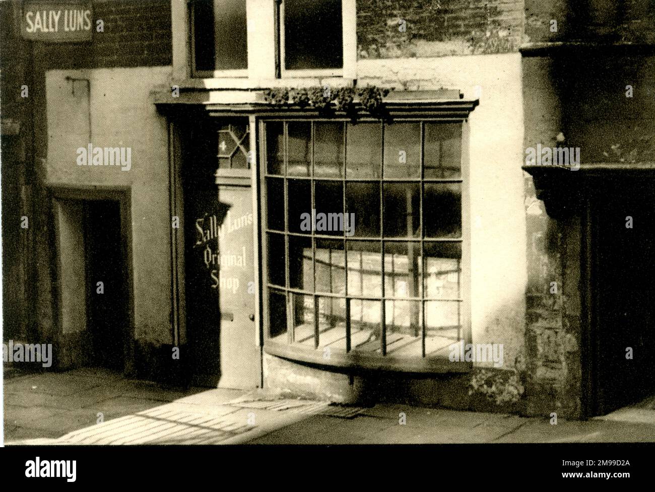 Sally Lunn's Bakery Shop, Bath - inventor of the Bath Bun. Stock Photo