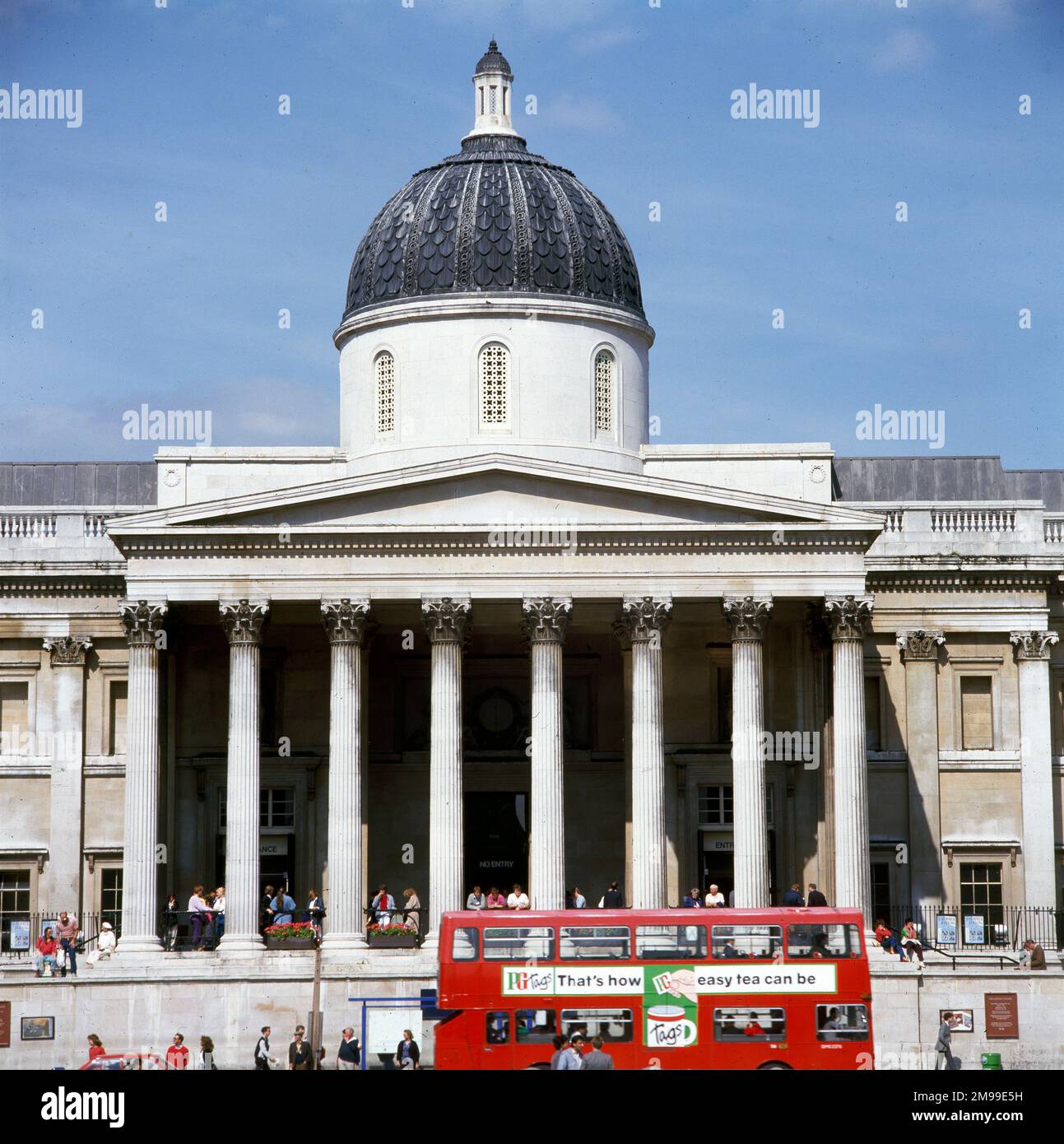 The National Gallery, Trafalgar Square, London Stock Photo