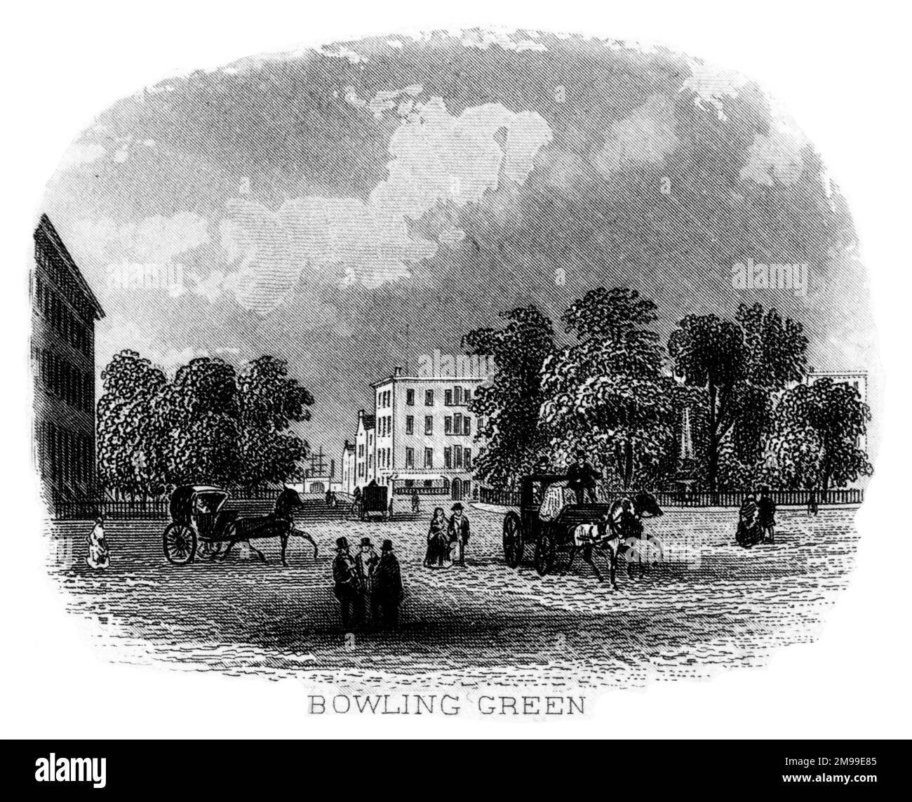 Bowling Green, New York City, USA. Stock Photo