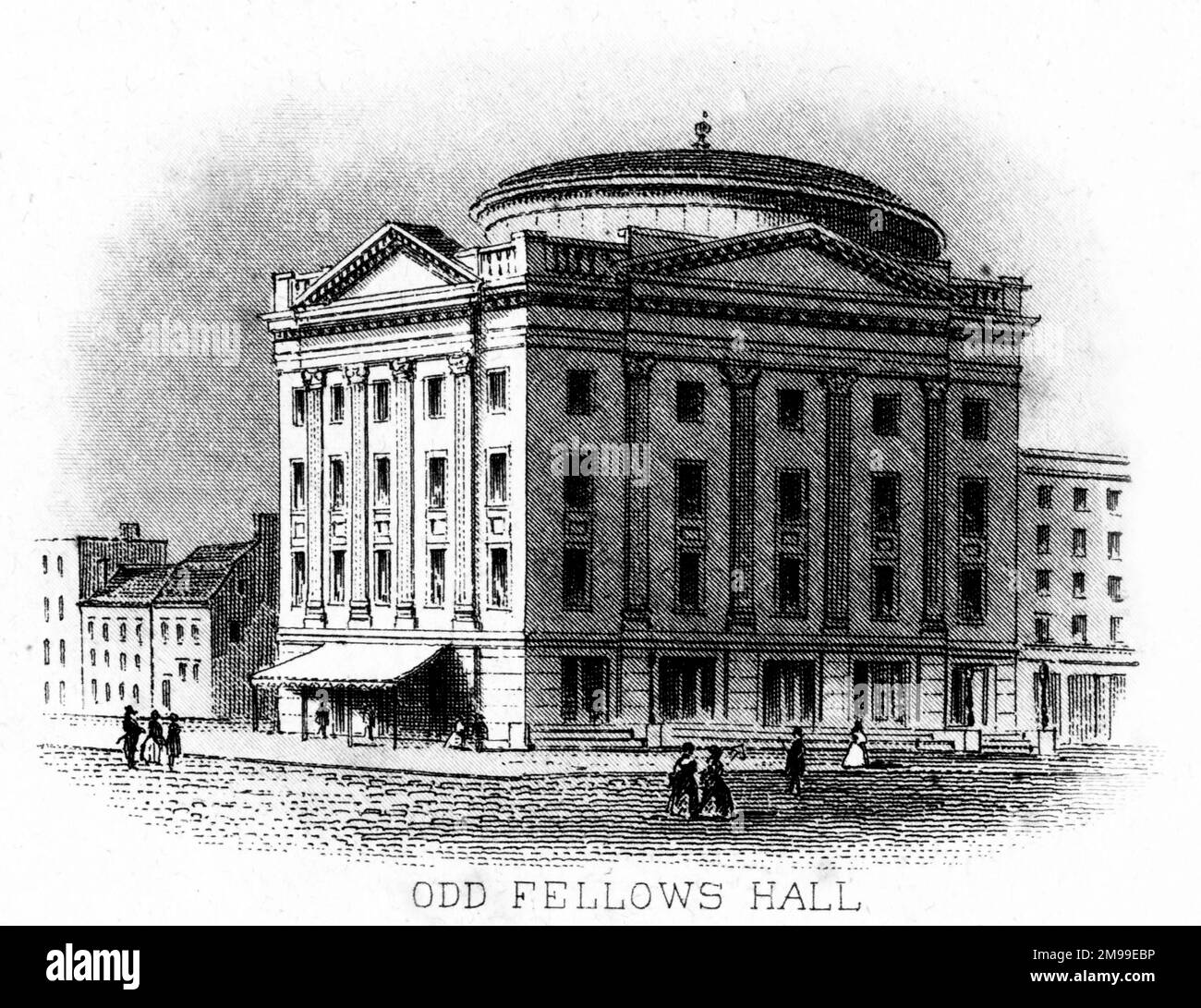 Odd Fellows Hall, New York City, USA. Stock Photo