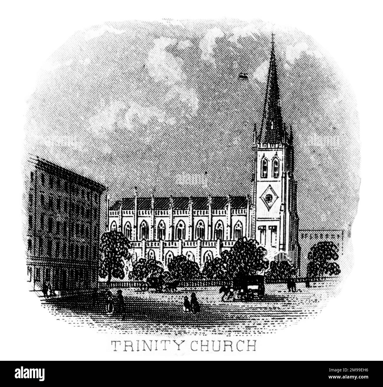 Trinity Church, New York City, USA. Stock Photo
