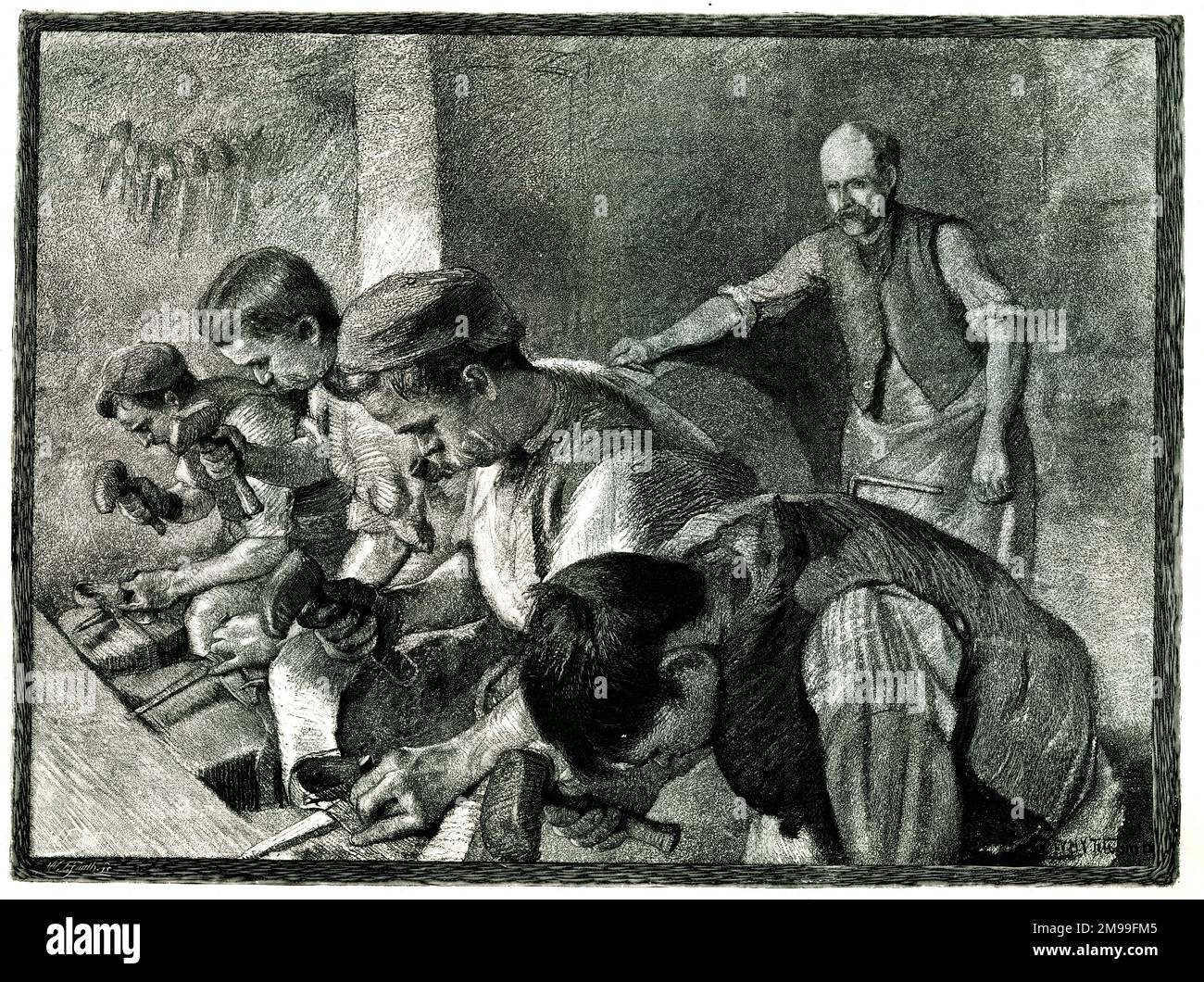 Typical British Industries File Cutters Stock Photo Alamy