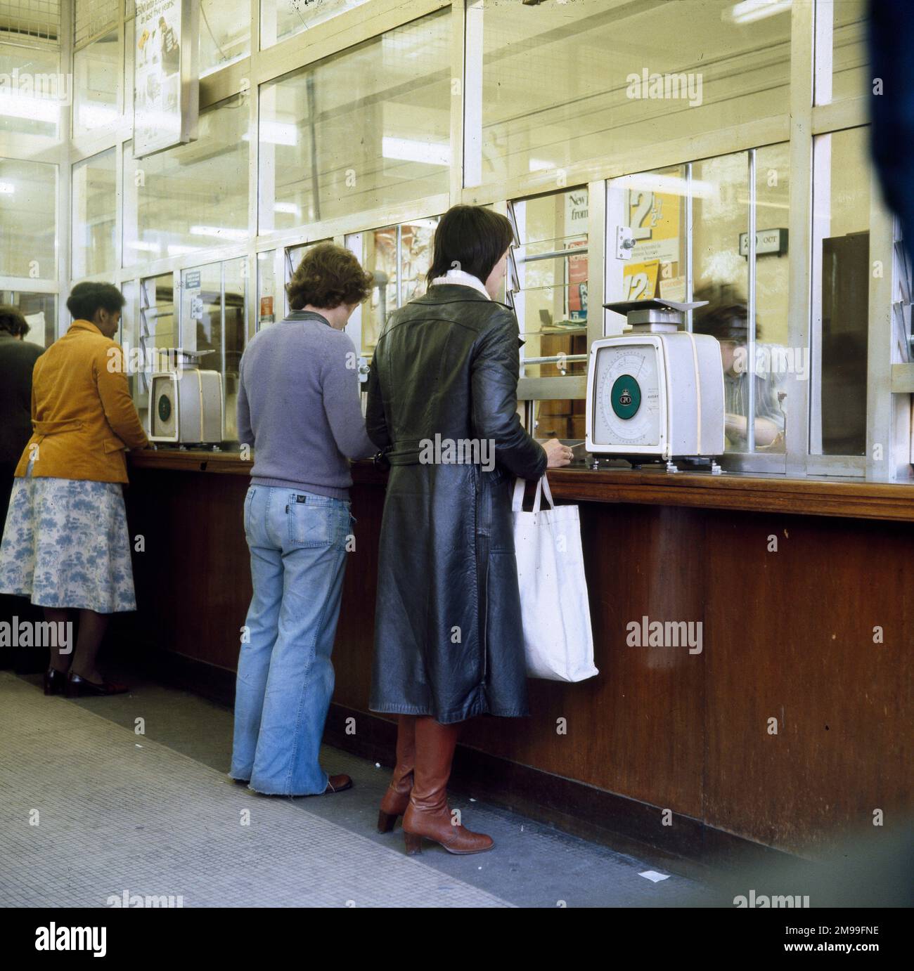 Inside a Post Office, Ealing, West London Stock Photo Alamy