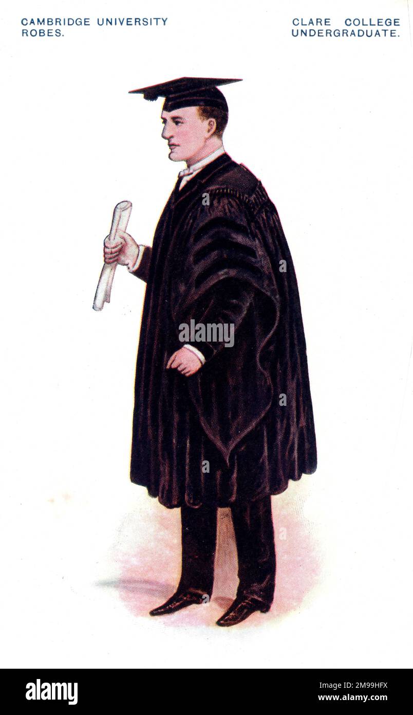 Undergraduate gown cambridge hi res stock photography and images