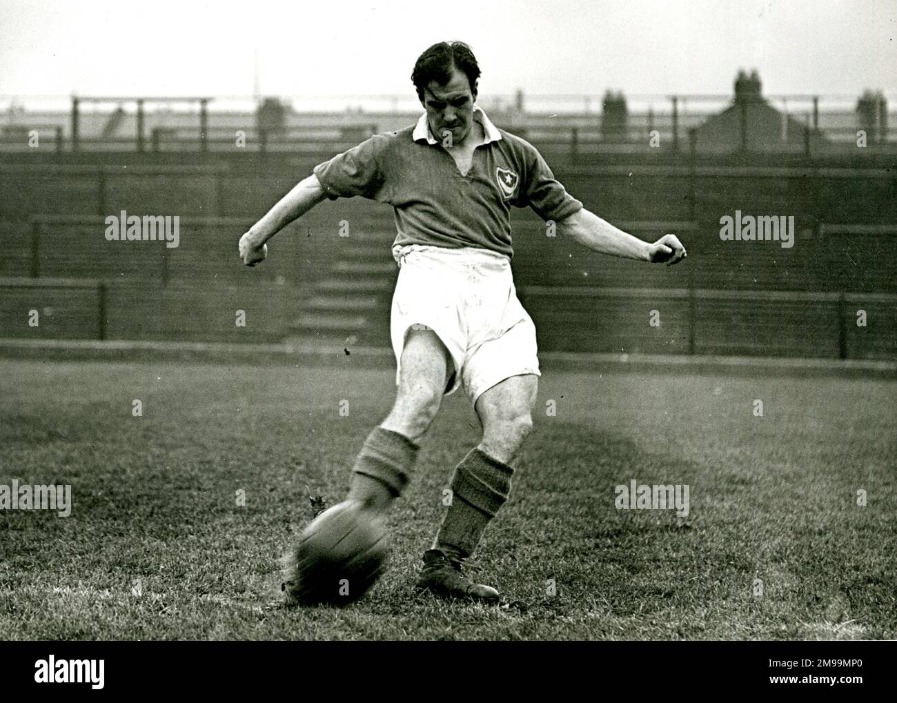 James William (Jimmy) Dickinson (1925-1982), Portsmouth FC and England footballer. Stock Photo