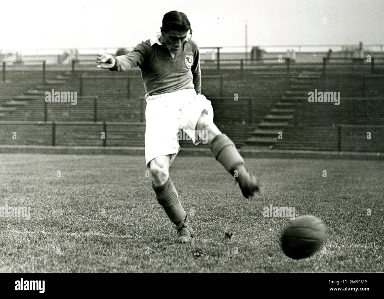 James William (Jimmy) Dickinson (1925-1982), Portsmouth FC and England footballer. Stock Photo