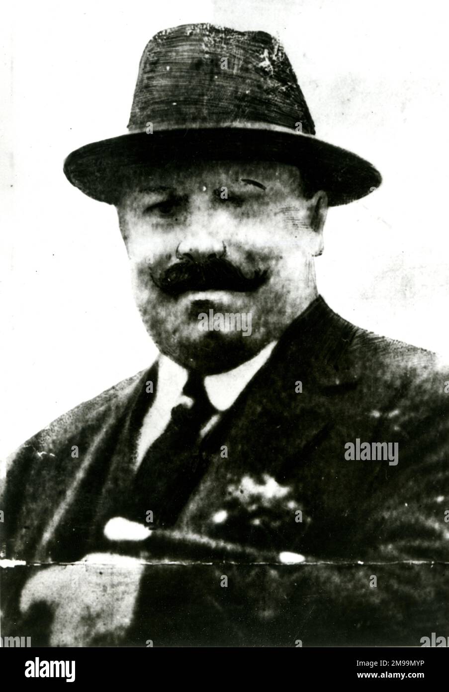 Louis Marie Joseph Voisin (1875-1918), a French butcher living in London who killed his Belgian girlfriend Emilliene Gerard during an argument in October 1917, and then dismembered her to conceal her identity. He was convicted at the Old Bailey in January 1918 and executed at Pentonville Prison in March. Stock Photo
