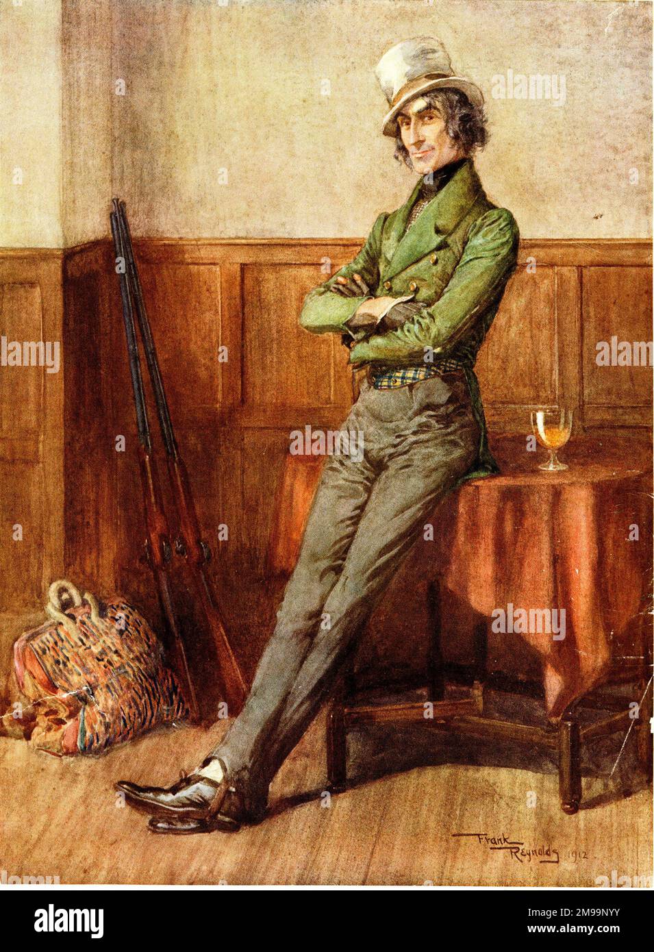 Charles Dickens Characters by Frank Reynolds for Buchanan's Whisky Mr