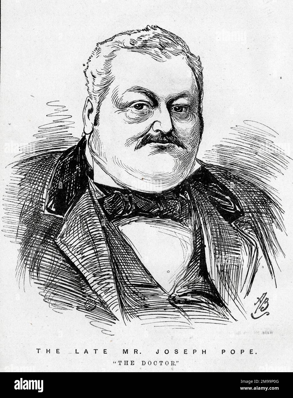 Portrait, The Late Mr Joseph Pope, nicknamed The Doctor, who had served