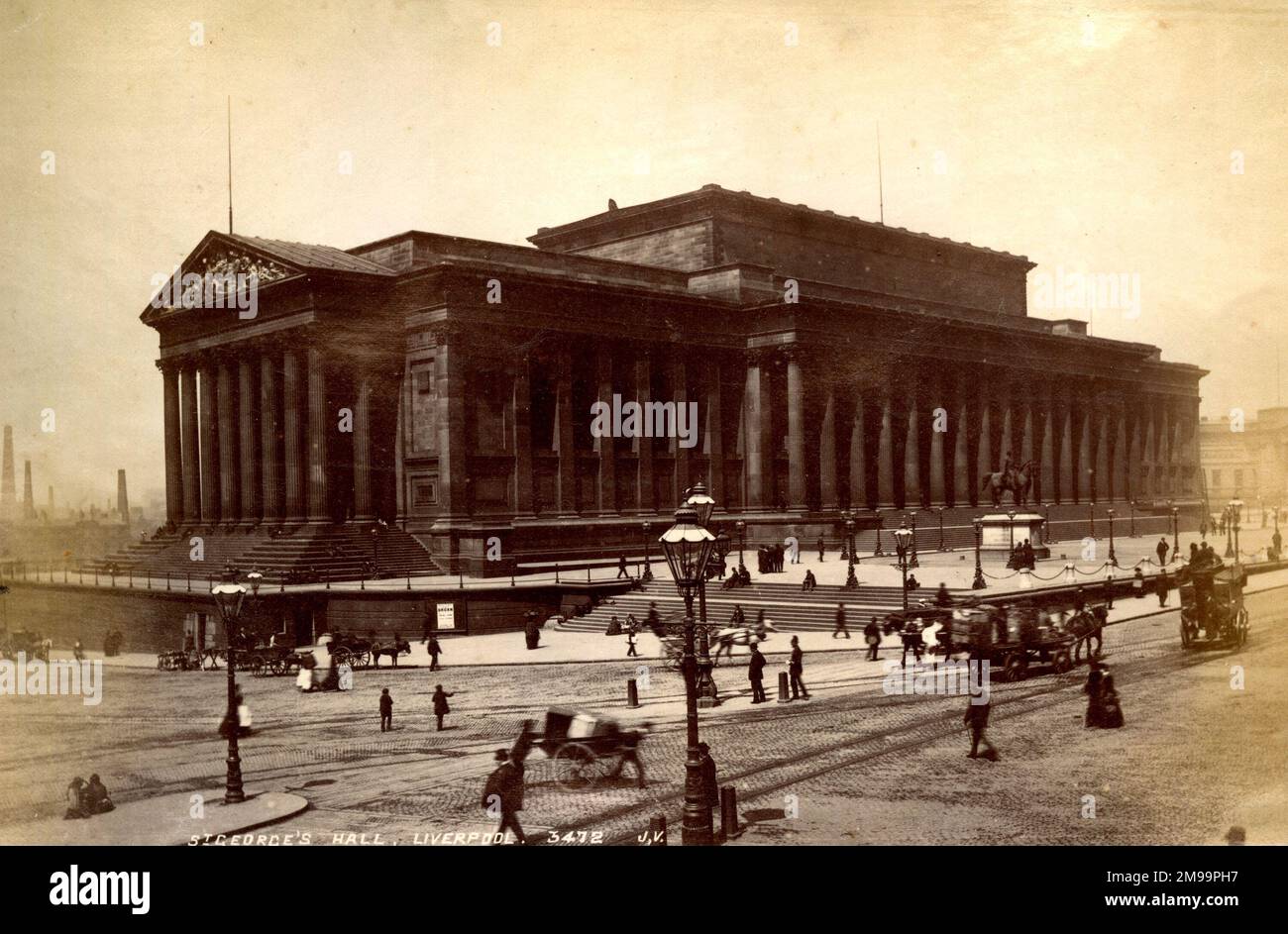 St George's Hall, Liverpool. Stock Photo