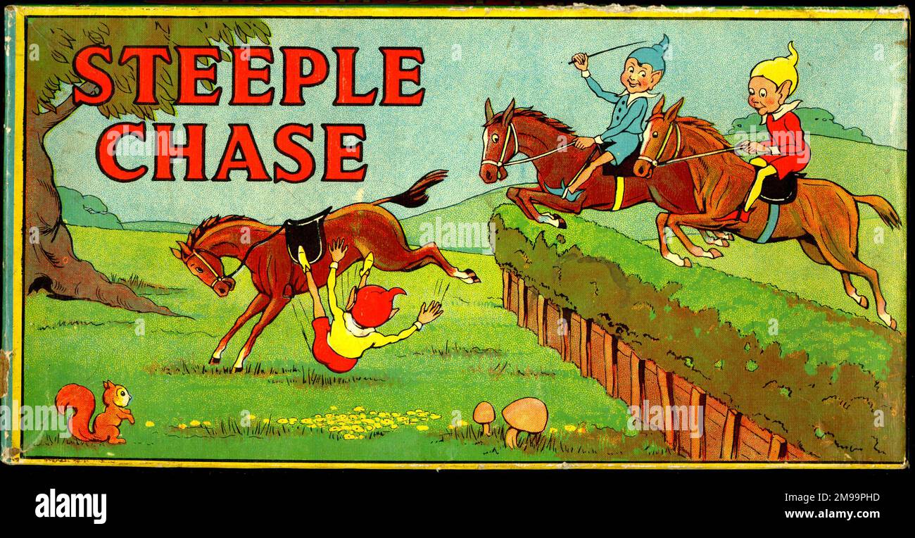 Jeu ancien STEEPLE DE CHASE de Paris - Jeux & Jouets