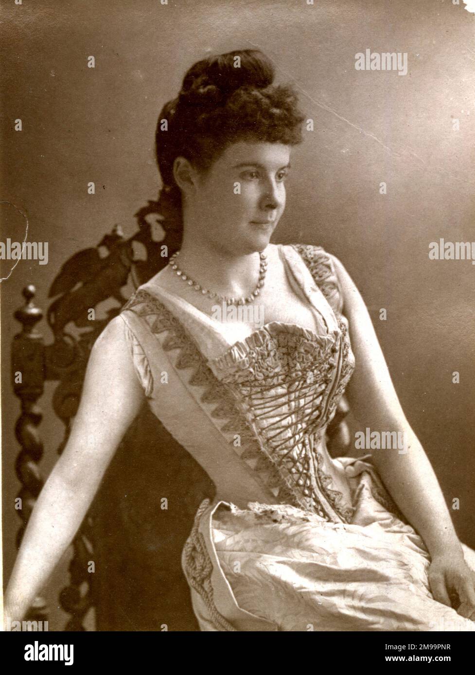Unknown Victorian actress Stock Photo - Alamy