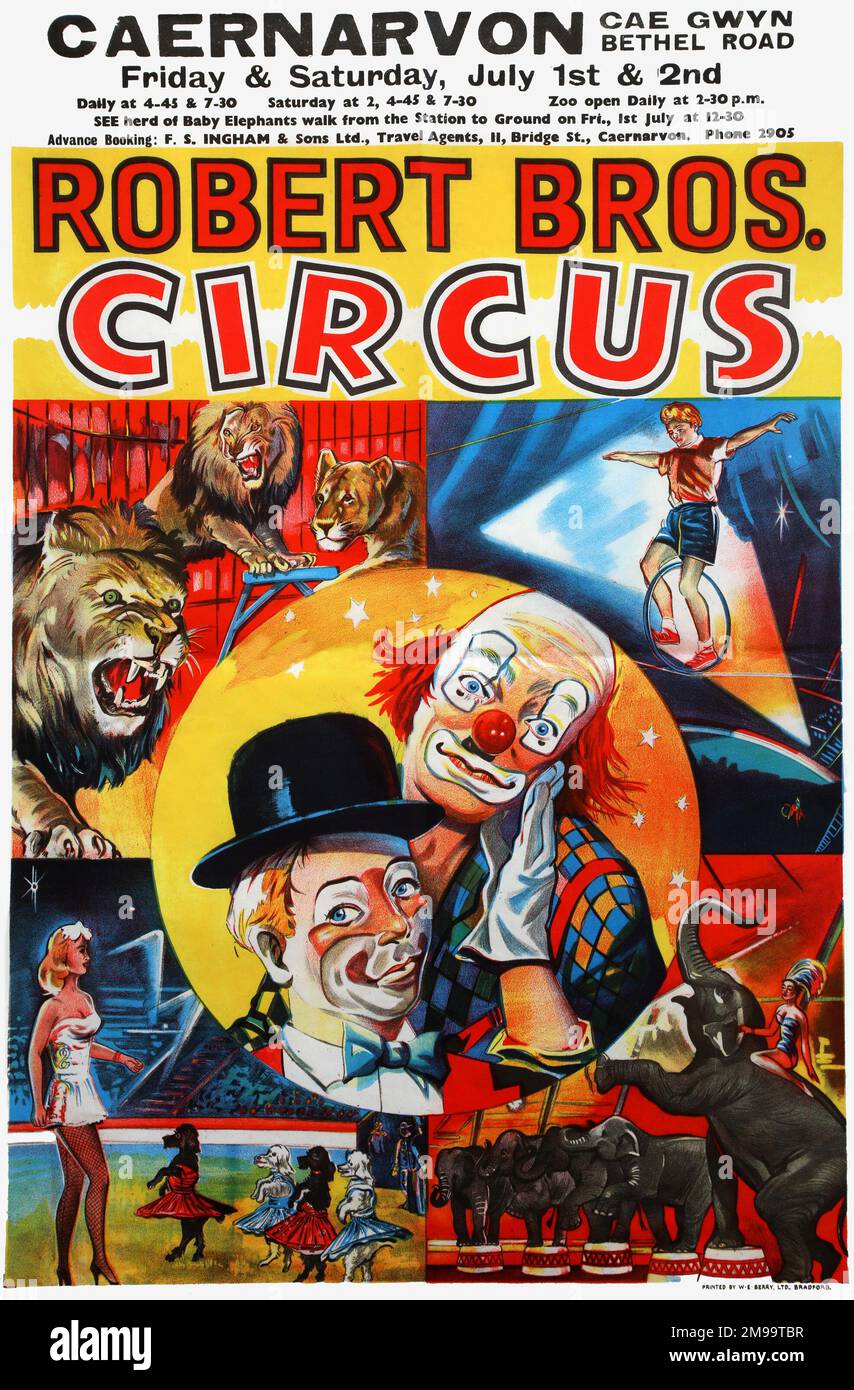 Circus posters clown hi-res stock photography and images - Alamy