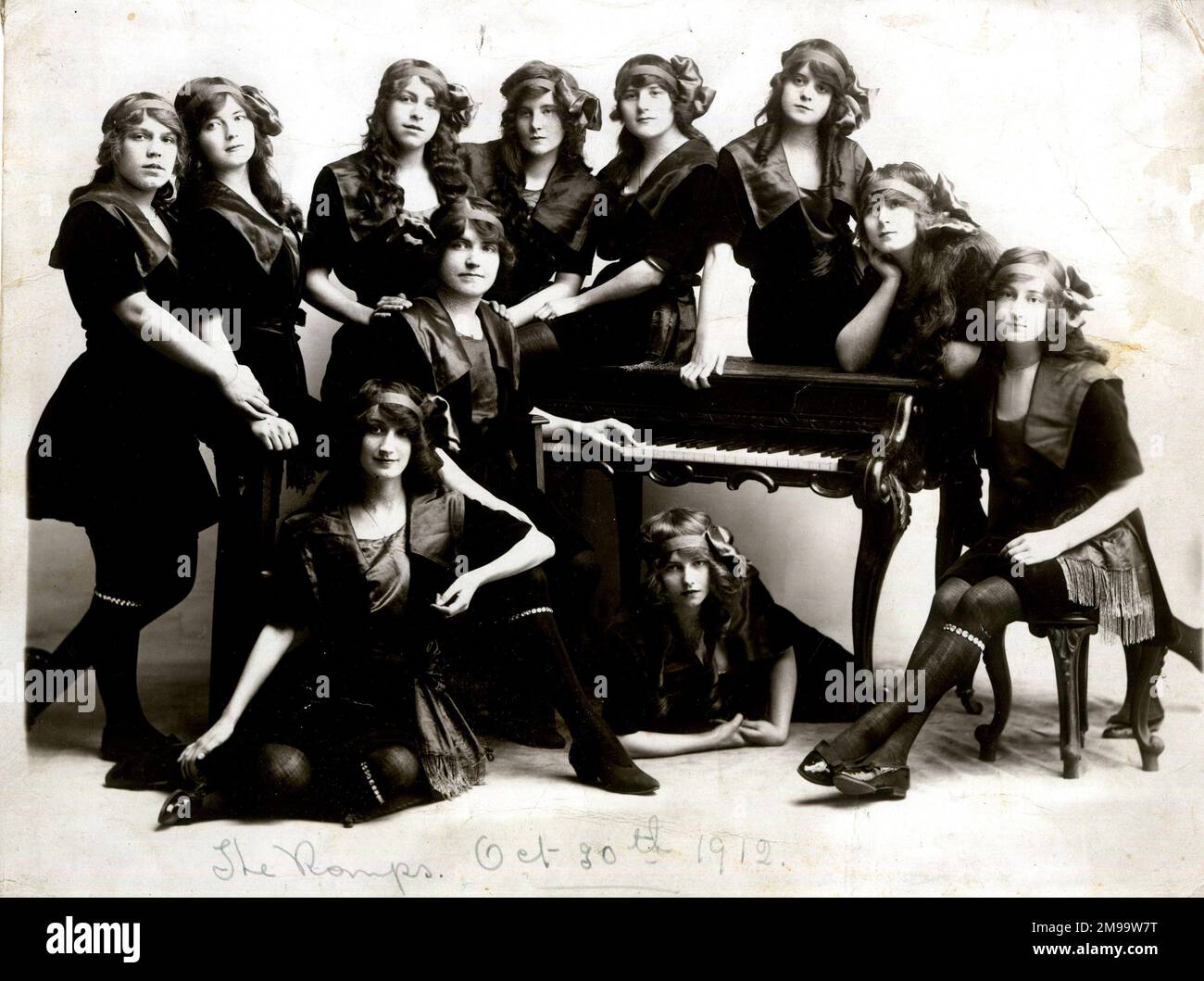 A group of women performers called The Romps, seen here at Preston in